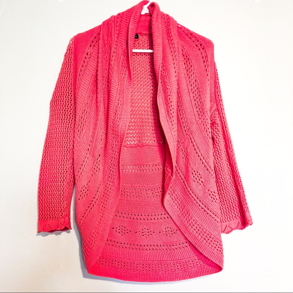 Grace Elements Women’s Open Knit Cardigan Medium